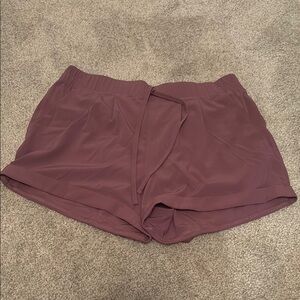 Zyia Purple/Burgundy 4 Inch Shorts